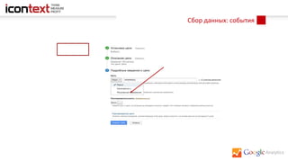 Сбор данных: события
 