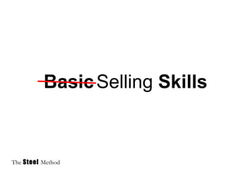 Selling  Skills Basic 