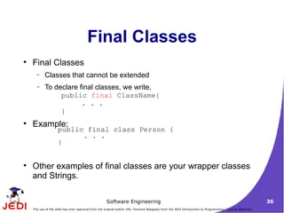 Jedi slides 2.1 object-oriented concepts | PPT