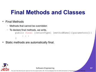 Jedi slides 2.1 object-oriented concepts | PPT