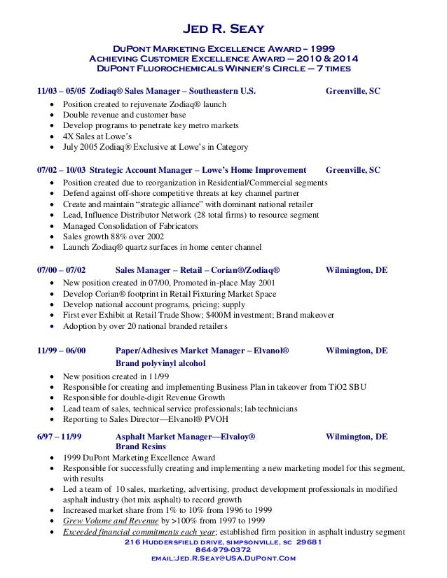 color on a resume