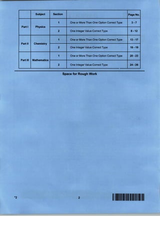 Jee advanced-2014-paper-1-code-2