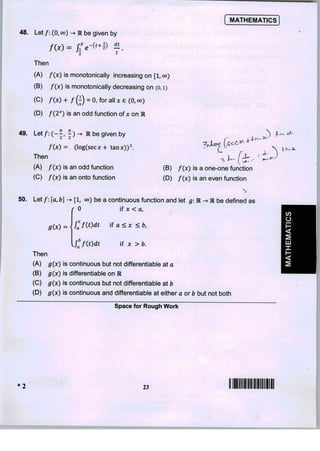 Jee advanced-2014-paper-1-code-2