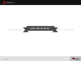 LAB 3 : SET UP JAX RS

14

 
