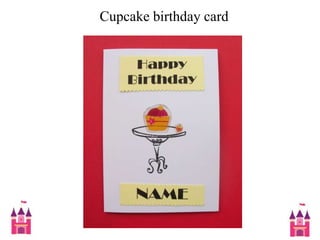  Cupcake birthday card