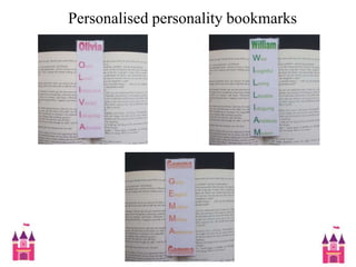  Personalised personality bookmarks