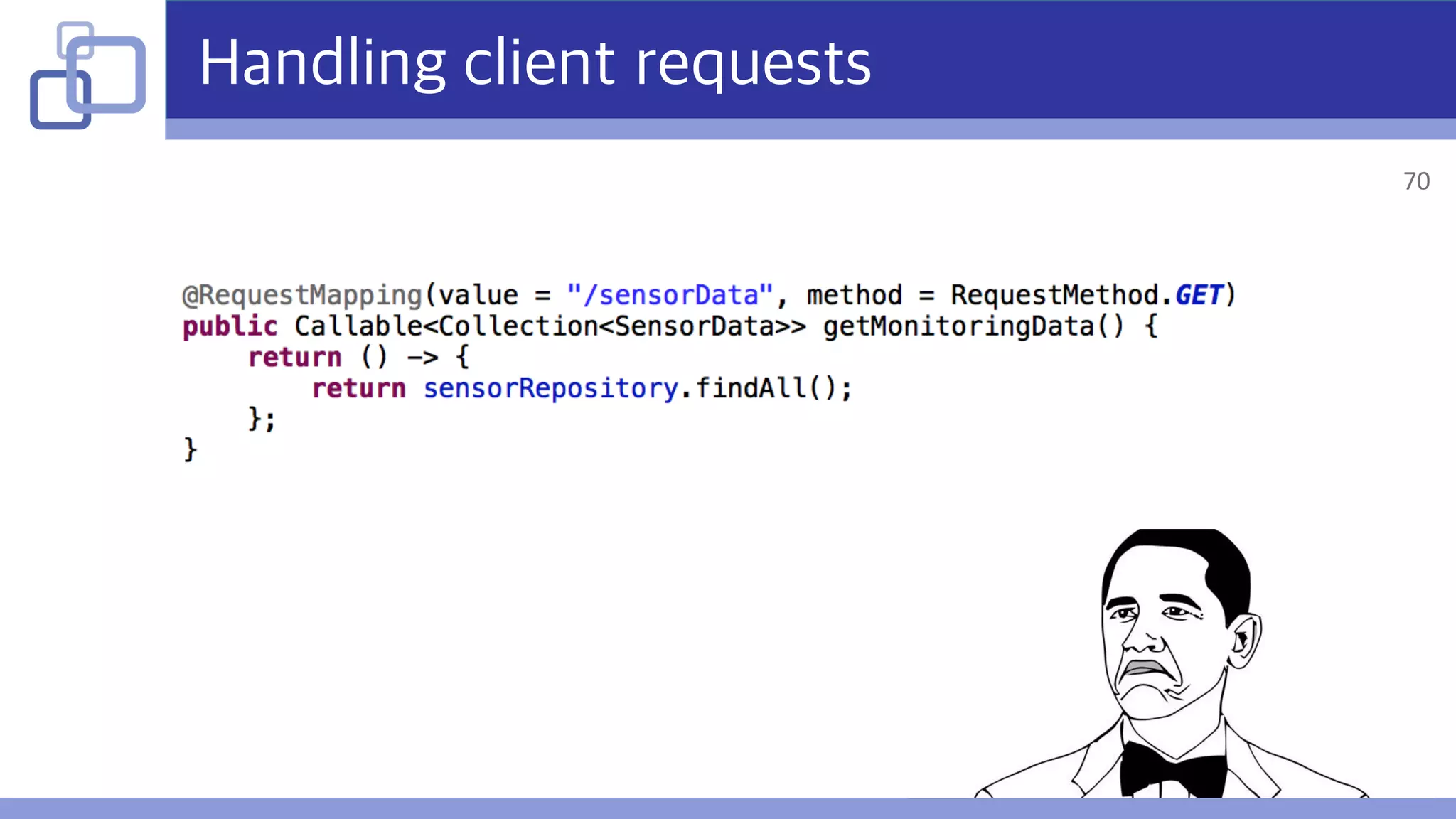Handling client requests
70
 