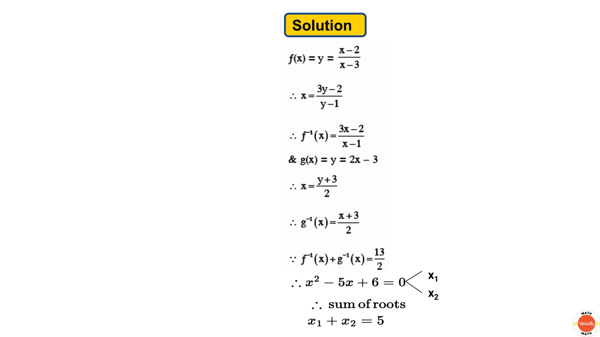 Solution
x1
x2
 