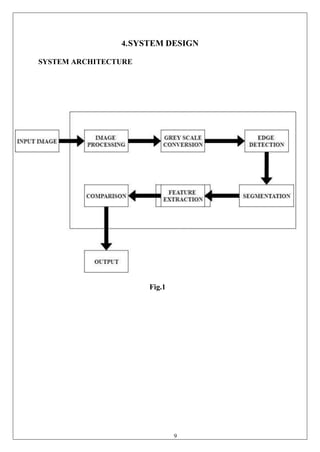 9
4.SYSTEM DESIGN
SYSTEM ARCHITECTURE
Fig.1
 