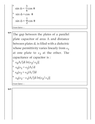 2)
3)
4)
Chosen Option: --
Q.21
1)
2)
3)
4)
Chosen Option: --
Q.22
 