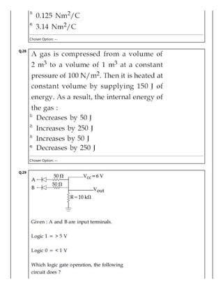 3)
4)
Chosen Option: --
Q.28
1)
2)
3)
4)
Chosen Option: --
Q.29
 
