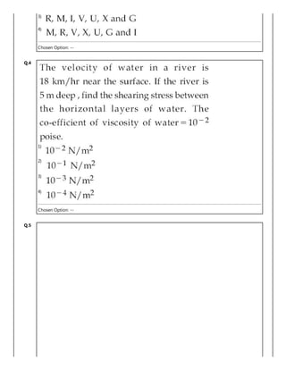 3)
4)
Chosen Option: --
Q.4
1)
2)
3)
4)
Chosen Option: --
Q.5
 
