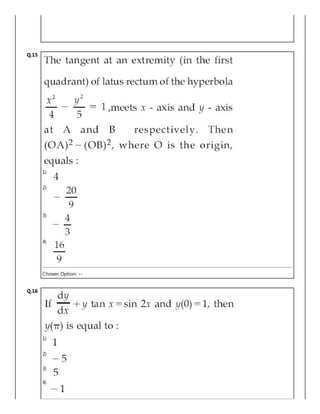 Q.15
1)
2)
3)
4)
Chosen Option: --
Q.16
1)
2)
3)
4)
 