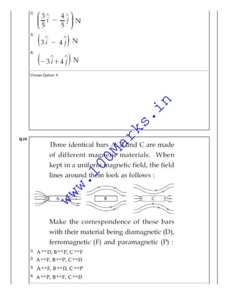 2)
3)
4)
Chosen Option: 4
Q.24
1)
2)
3)
4)
www.100Marks.in
 
