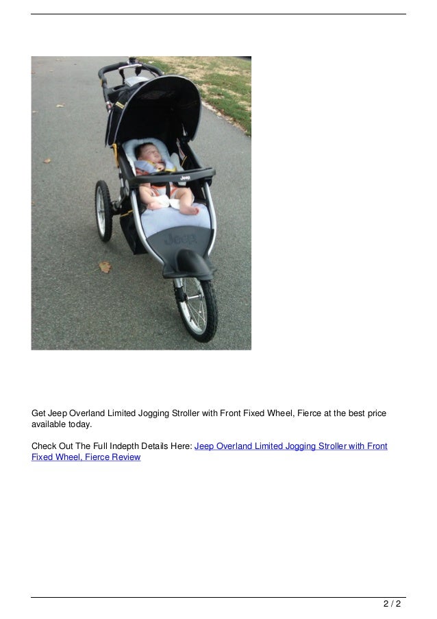 jeep jogging stroller reviews