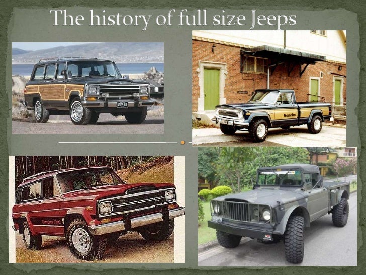 full size jeep history full size jeep