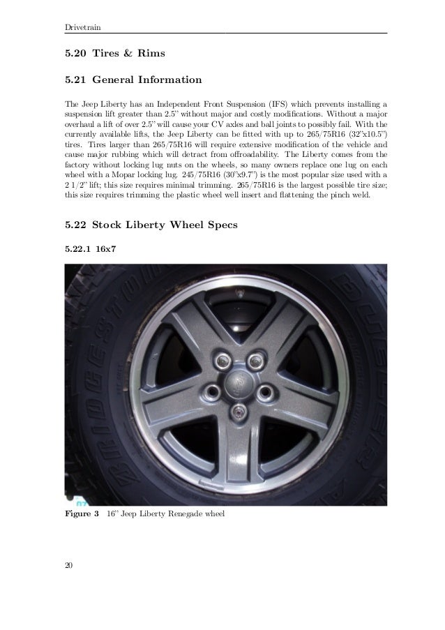 Jeep Liberty Mechanical