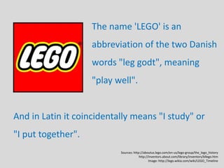 World IA Day 2014 Everything I Really Need to Know About IA and UX I Learned Playing LEGO PPT Free Download
