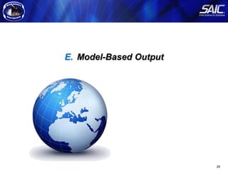 Arcitecture Modeling Methodology




                              E. Model-Based Output




28
 