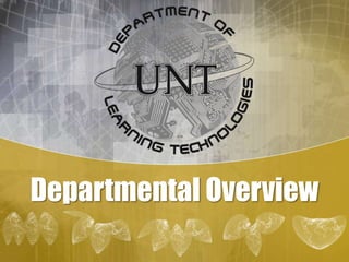 Departmental Overview
 