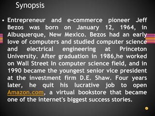 Jeff Bezos Computer Engineer Jeff bezos | PPSX