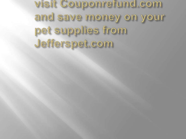 Jeffers Pet Coupons