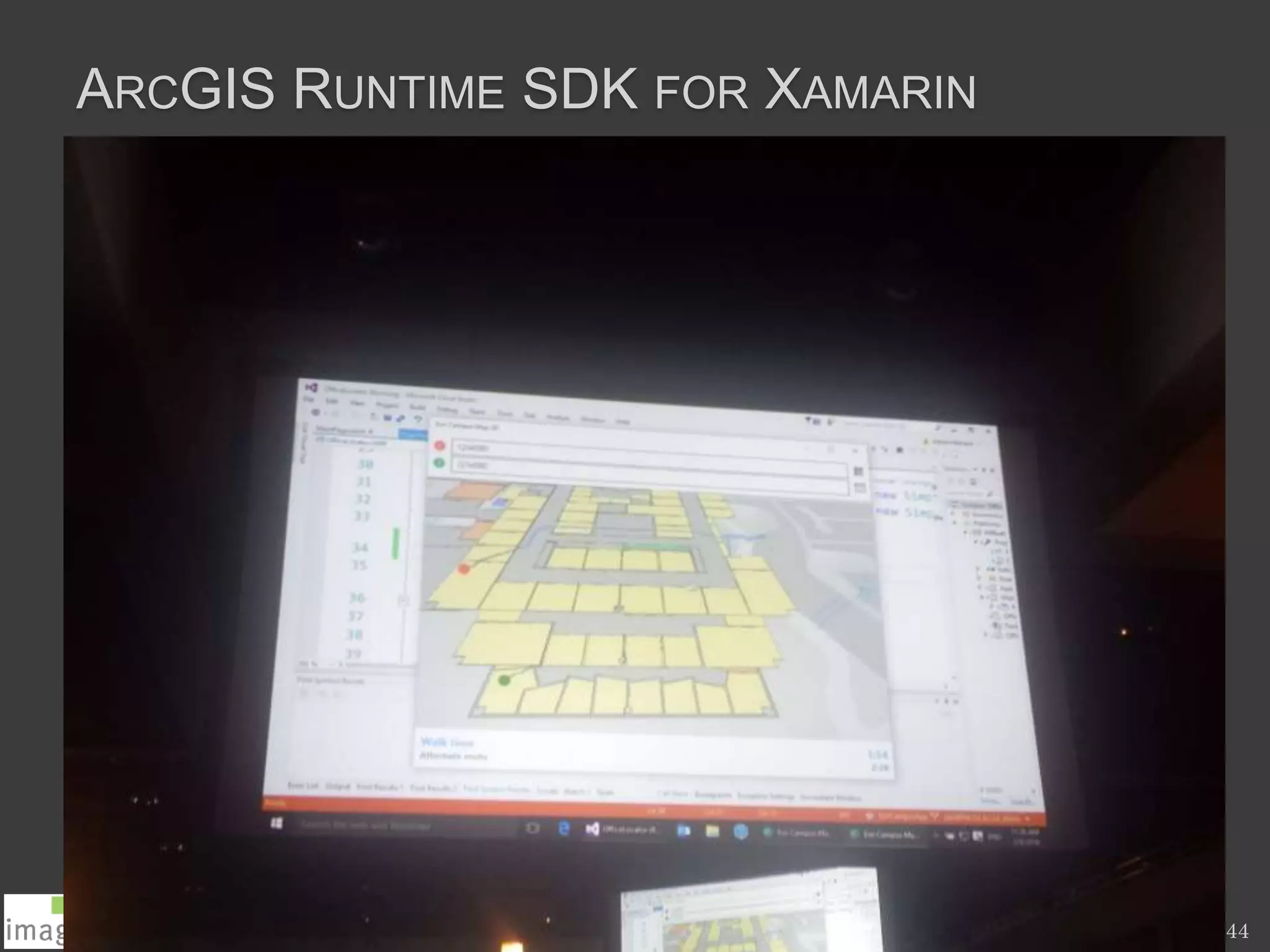 ARCGIS RUNTIME SDK FOR XAMARIN
Jefferson Andrade 44
 