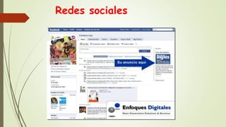 Redes sociales
 