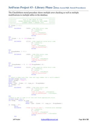 Jeff Huber Portfoilio