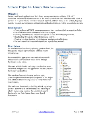 Jeff Huber Portfoilio