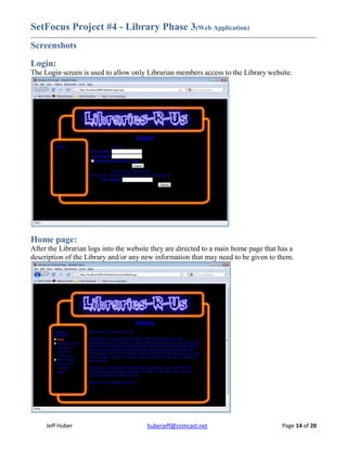 Jeff Huber Portfoilio