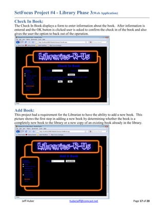 Jeff Huber Portfoilio