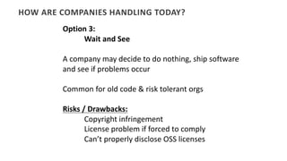 OSSF 2018 - Jeff Luszcz of Flexera - Day 2 - Open Source Culture, Standards, Risks, and Remediation: A Deep Dive Slide 42