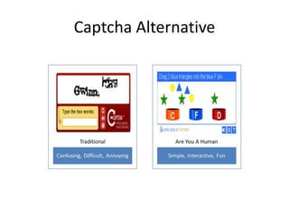 Captcha Alternative
 