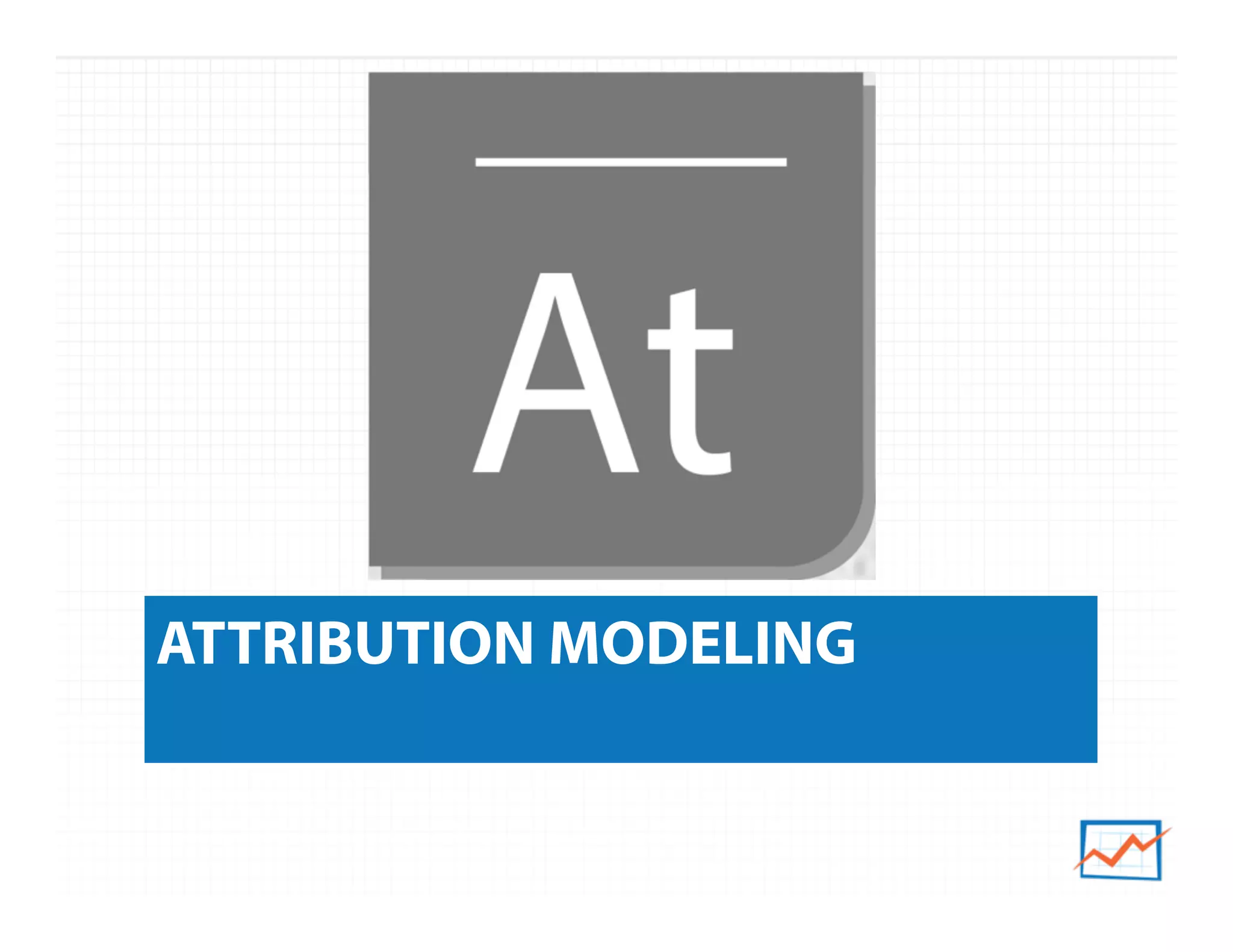 ATTRIBUTION MODELING
 