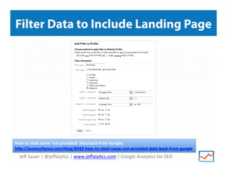 not provided seo google analytics