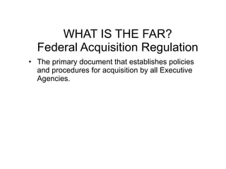 Government Contracting101 | PPT