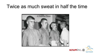 @ 
Twice as much sweat in half the time 
 