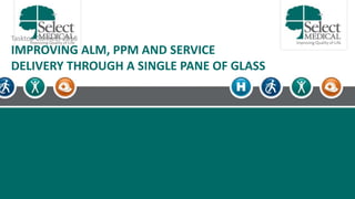 IMPROVING ALM, PPM AND SERVICE
DELIVERY THROUGH A SINGLE PANE OF GLASS
Tasktop Connect 2018
 