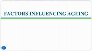 FACTORS INFLUENCING AGEING
26
 