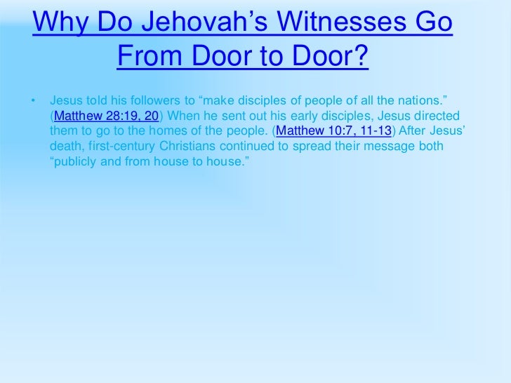 Jehovah S Witnesses