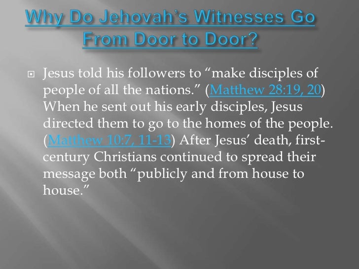 an analysis of the religion of jehovahs witness Jehovah's witnesses are a people of faith that many of us likely don't know that much about below are 10 facts about this group which branched off from. an analysis of the religion of jehovahs witness Jehovah's witnesses are a people of faith that many of us likely don't know that much about below are 10 facts about this group which branched off from.