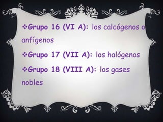 Calcogenos los atomos y la tabla periodica | PPTX