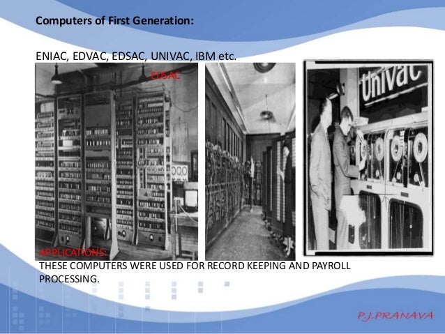 The Generation Of Computer