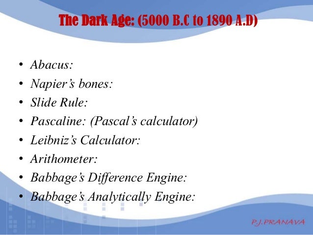 THE GENERATION OF COMPUTER THE GENERATION OF COMPUTER