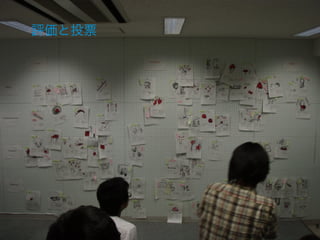 デザインプロセスの例：アクション！ゆびにんぎょう
評価と投票




JEITAデザイン委員会HID専門委員会 ¦ プロトタイピングの潮流とデザイナーへの提言
 