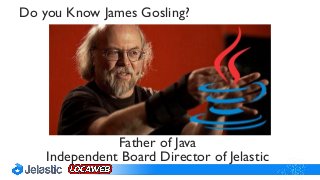 Father of Java
Independent Board Director of Jelastic
Do you Know James Gosling?
 