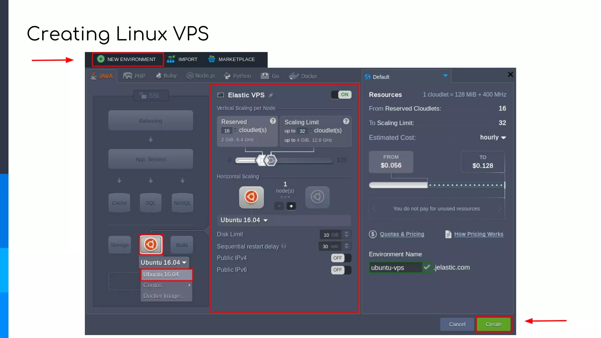 State of the Art UI - Overview of Jelastic PaaS Functionality | PPT ...