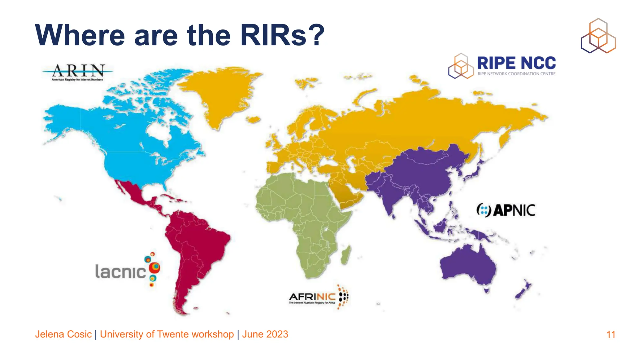 Jelena Cosic | University of Twente workshop | June 2023
Where are the RIRs?
11
 