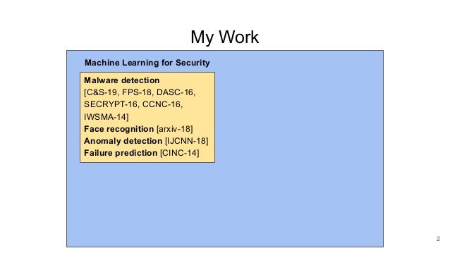 Security Of Machine Learning